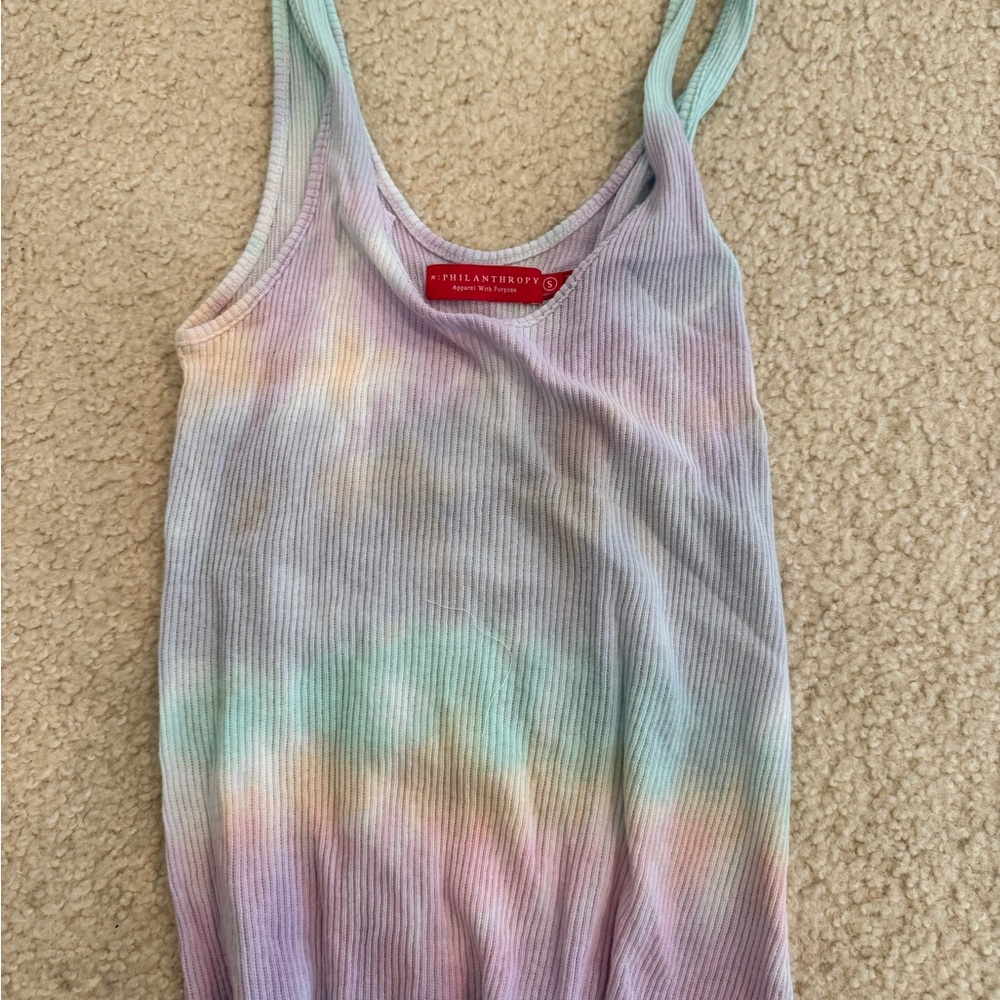 Generation Love Pastel Tie-Dye Tank Top